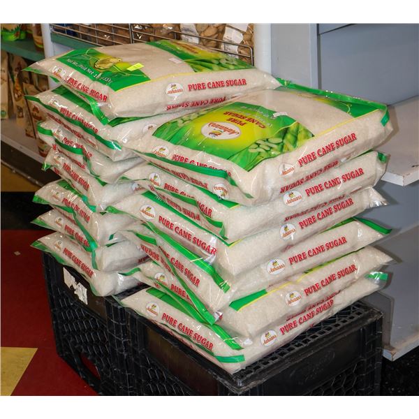 13 10LB BAGS OF PURE CANE SUGAR