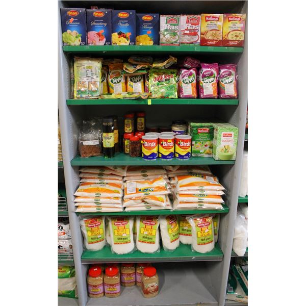 LARGE LOT OF ASSORTED POWDERS, FINE SUGAR, TANG