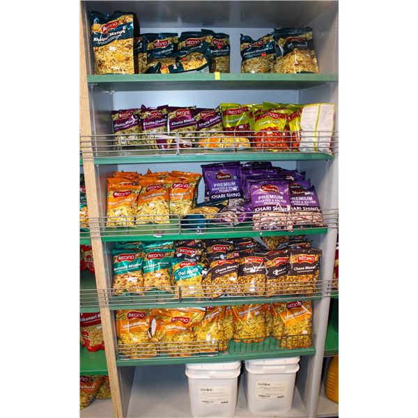 LARGE LOT OF NOODLES, PEANUTS, & BARARS GULAB