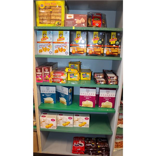 LARGE LOT OF ASSORTED SNACKS