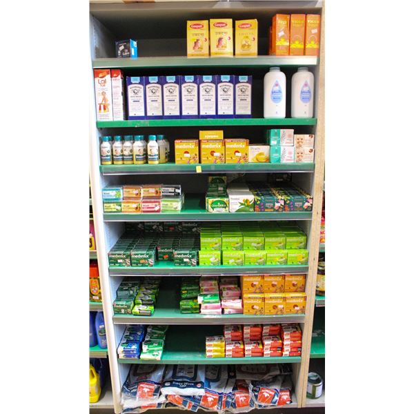 LARGE LOT OF GRIPE WATER, JOHNSONS POWDER, OILS