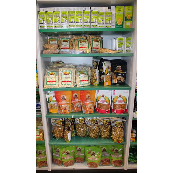 LARGE LOT OF CHICKPEAS, PSYLLIUM HUSK & NUTS