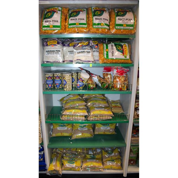 LARGE LOT OF POHA, FOX NUTS & CRACKED WHEAT