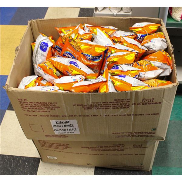2 BOXES OF KURKURE MASALA MUNCH
