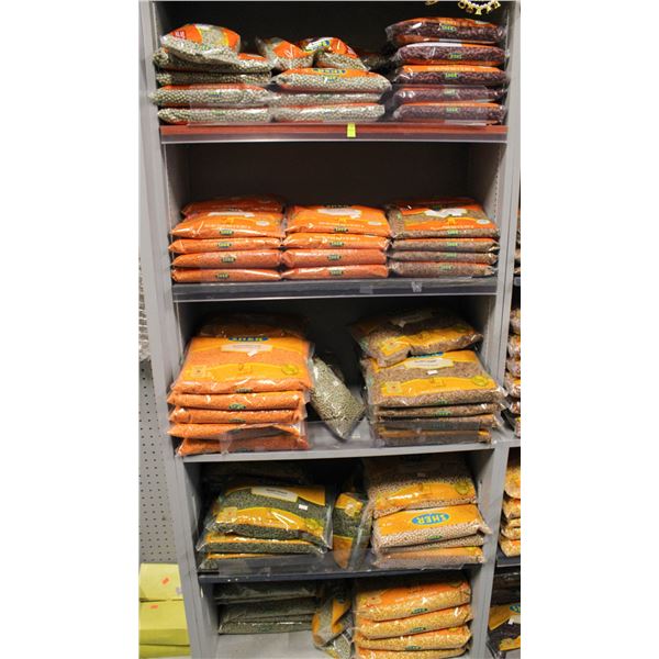 LARGE LOT OF ASSORTED BEANS & PEAS