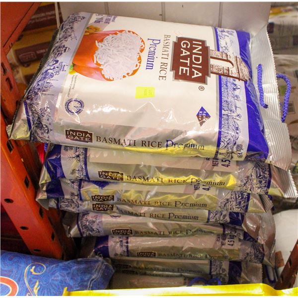 14 10LB BAGS OF INDIA GATE BASMATI RICE