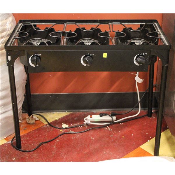 3 BURNER PORTABLE STOVE