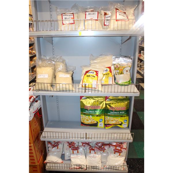 LARGE LOT OF ASSORTED RICE & MAIDA