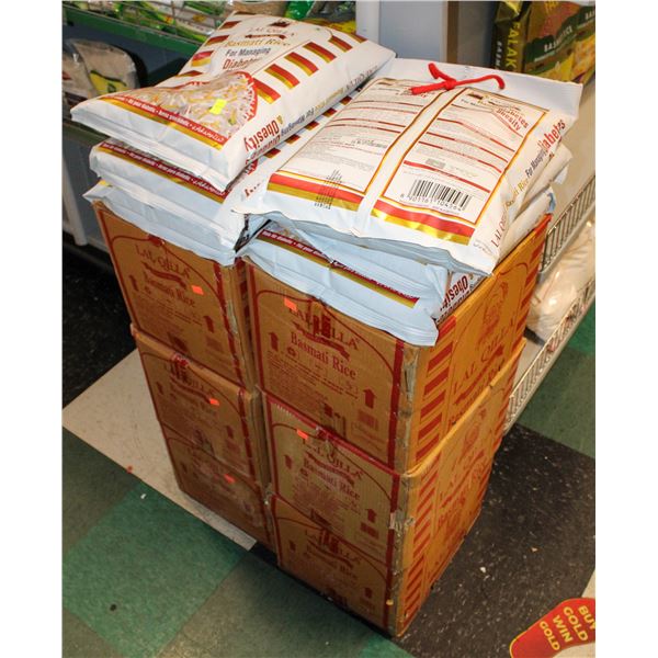 7 CASES OF 10LB BAGS OF LAL QILLA BASMATI RICE