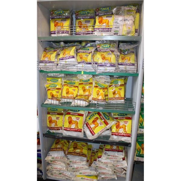 LARGE LOT OF ASSORTED FLOUR