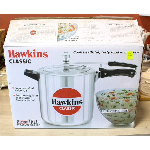 HAWKINS 8L TALL PRESSURE COOKER
