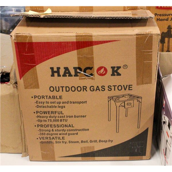 NEW HAPCOK OUTDOOR GAS STOVE