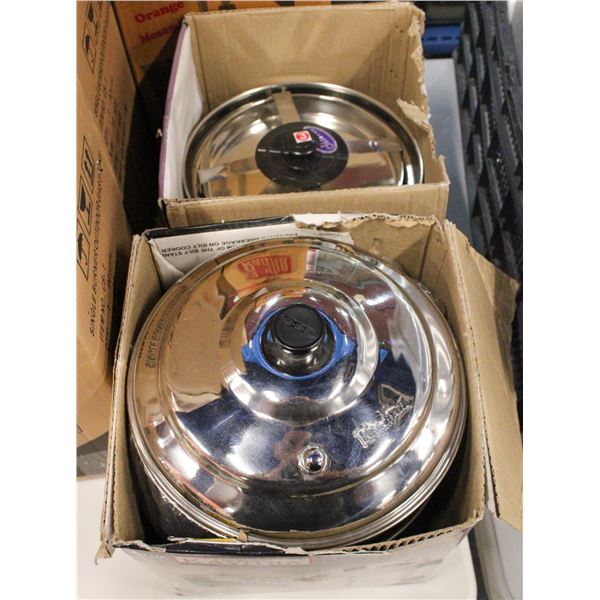 LOT OF 2 NEW INDUCTION IDLY POTS