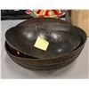 Image 1 : LOT OF 5 ASSORTED SIZE WOKS