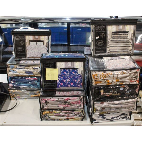 LOT OF 19 ASSORTED SHEET SETS