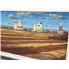 Image 2 : George Buytendorp "Prairie Harvest" Oil Painting - Large Frame approx: 59.25 x 41.5"