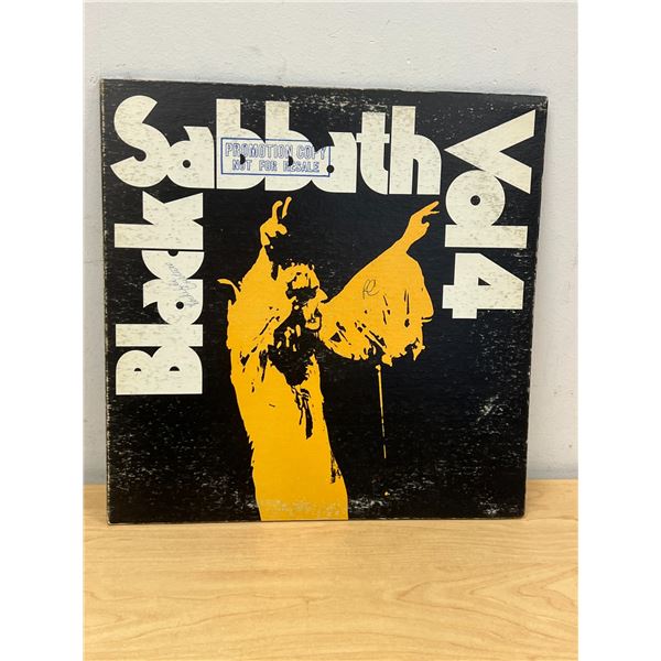 Promo Copy: Black Sabbath Vol 4 Gatefold LP Record