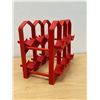 Image 2 : Danish 6 Bottle Wine Rack / Holder - AJ Industri