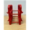 Image 3 : Danish 6 Bottle Wine Rack / Holder - AJ Industri