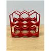 Image 4 : Danish 6 Bottle Wine Rack / Holder - AJ Industri