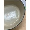 Image 5 : Le Creuset (France) Enamelled Cast Iron Dutch Oven - some use Approx: 11.25"W 5"T