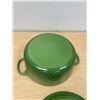Image 7 : Le Creuset (France) Enamelled Cast Iron Dutch Oven - some use Approx: 11.25"W 5"T