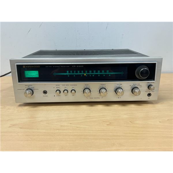 Kenwood AM/FM Stereo Receiver KR-2300 - see all photos, not tested