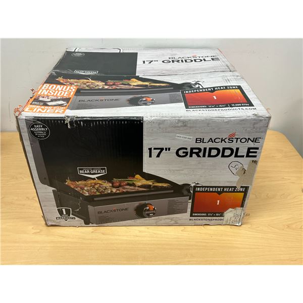 New Blackstone 17" Table Top Griddle - see all photos