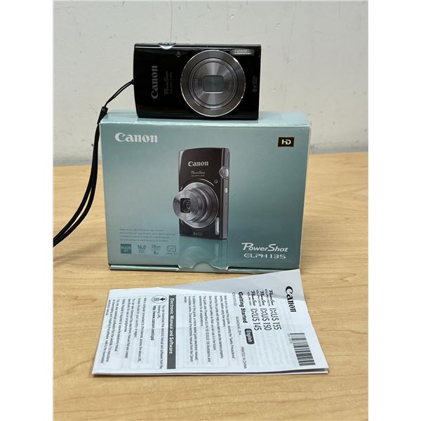 Canon Power Shot Digital Elph 135 Camera 16 Megapixel 8x Optical Zoom