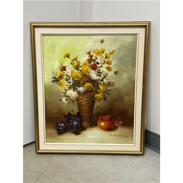 Original Artist Signed Still Life - Approx: 28.75x24.75"