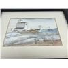 Image 4 : 2 Artist Signed Prairie Scene Framed Art Pieces - Approx: 10.25x12.25"