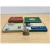 Image 1 : 4 Vintage Cigarette Tins & Pin Up Lighter - see photos