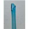Image 3 : Mid Century Blue Swung Glass Vase 16.5"
