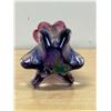 Image 6 : Nice Purple / Blue Art Glass Vase 11.25"