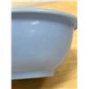 Image 4 : 6" Fire King Jadite Swirl & 7" Pyrex Delphite Blue Mixing bowl - no chips but well used