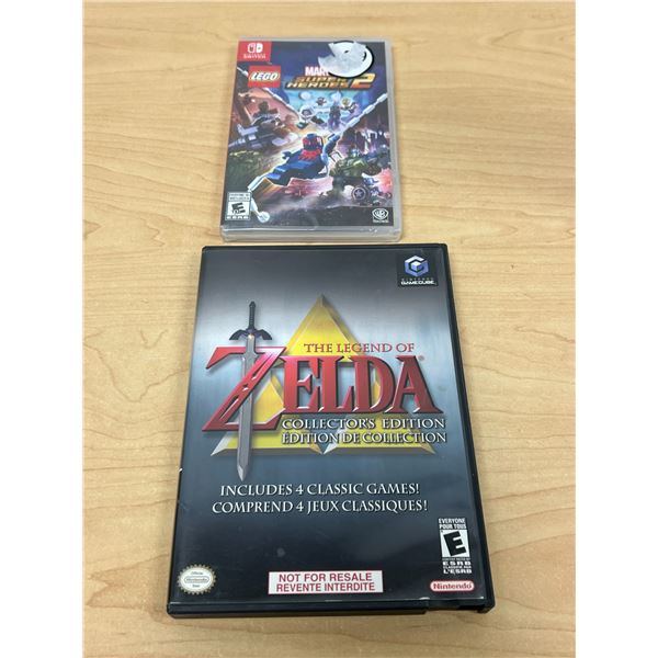 Nintendo Game Cube The Legend of Zelda & Sealed Nintendo Switch Lego Marvel Super Heros 2