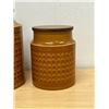 Image 3 : 2 Hornsea (England) Saffron Storage Canisters - Larger Approx: 8"T 6"W