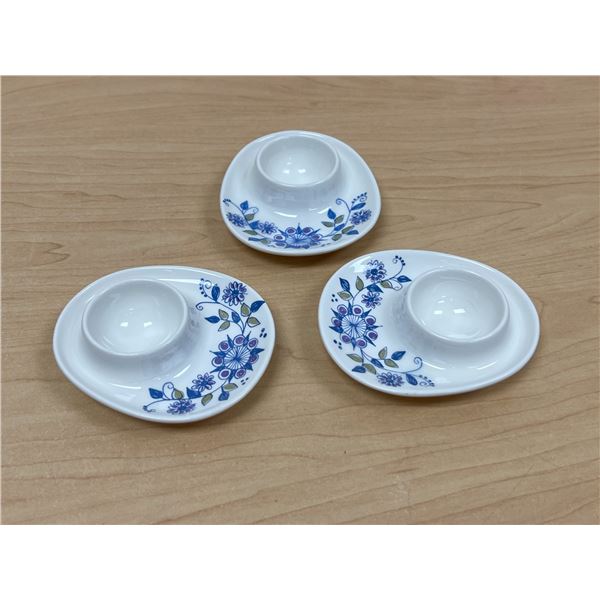3 MCM Figgjo Flint (Norway) Egg Cups / Holders Turi Design Lotte