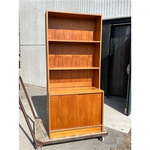 Teak Shelving / Storage Unit - Approx: 31.5x15.75" & 68.5"T