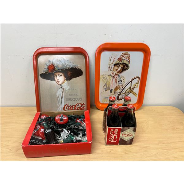 Coca-Cola Coke Trays / Bottles and String Lights - see all photos