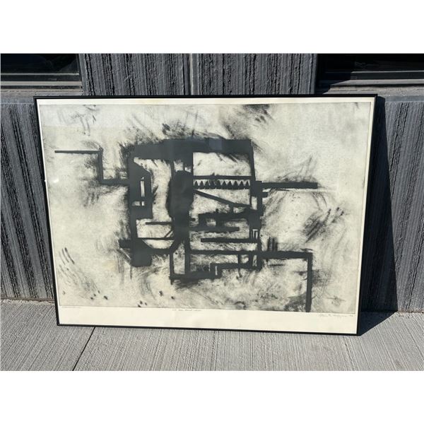 Signed Artist Proof "Crematorium" LARGE Approx: 48.25x36.5"