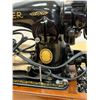 Image 6 : Time Capsule Singer Sewing Machine in Wooden Case with Key