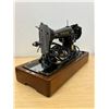 Image 7 : Time Capsule Singer Sewing Machine in Wooden Case with Key