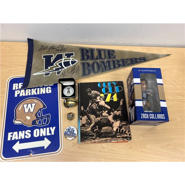 CFL / Winnipeg Blue Bombers Collectibles - see all photos