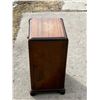 Image 3 : Antique Deco Side Table with Drawer - Approx: 13.5x12" & 24"T