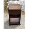 Image 4 : Antique Deco Side Table with Drawer - Approx: 13.5x12" & 24"T