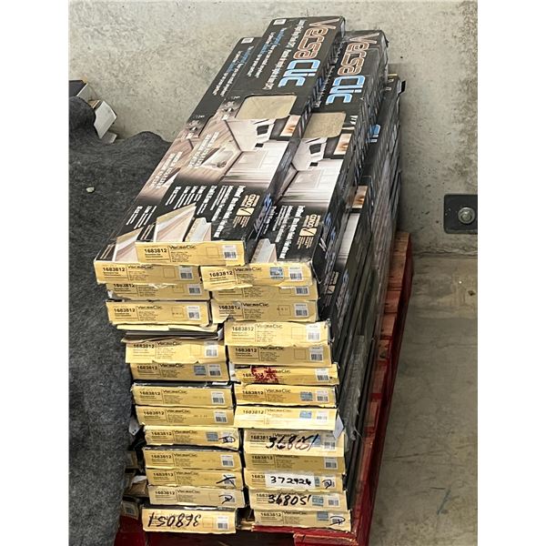 Approx 350 Square Feet Devonshire Oak Versaclic Rigid Vinyl Plank Flooring - see photos