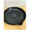 Image 4 : 2 Le Creuset (France) Enamelled Cast Iron Skillets 10 1/4 & 11 3/4"- some use, see all photos