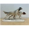 Image 6 : Hertwig Katzhutte (Germany) English Pointer Dogs Figurine Approx: 11.5"W 7.5"T