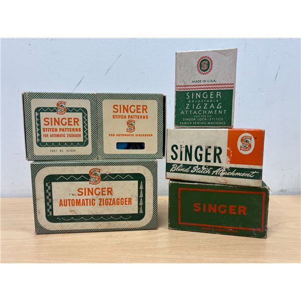 Lot of Singer Sewing Accessories - see all photos for details